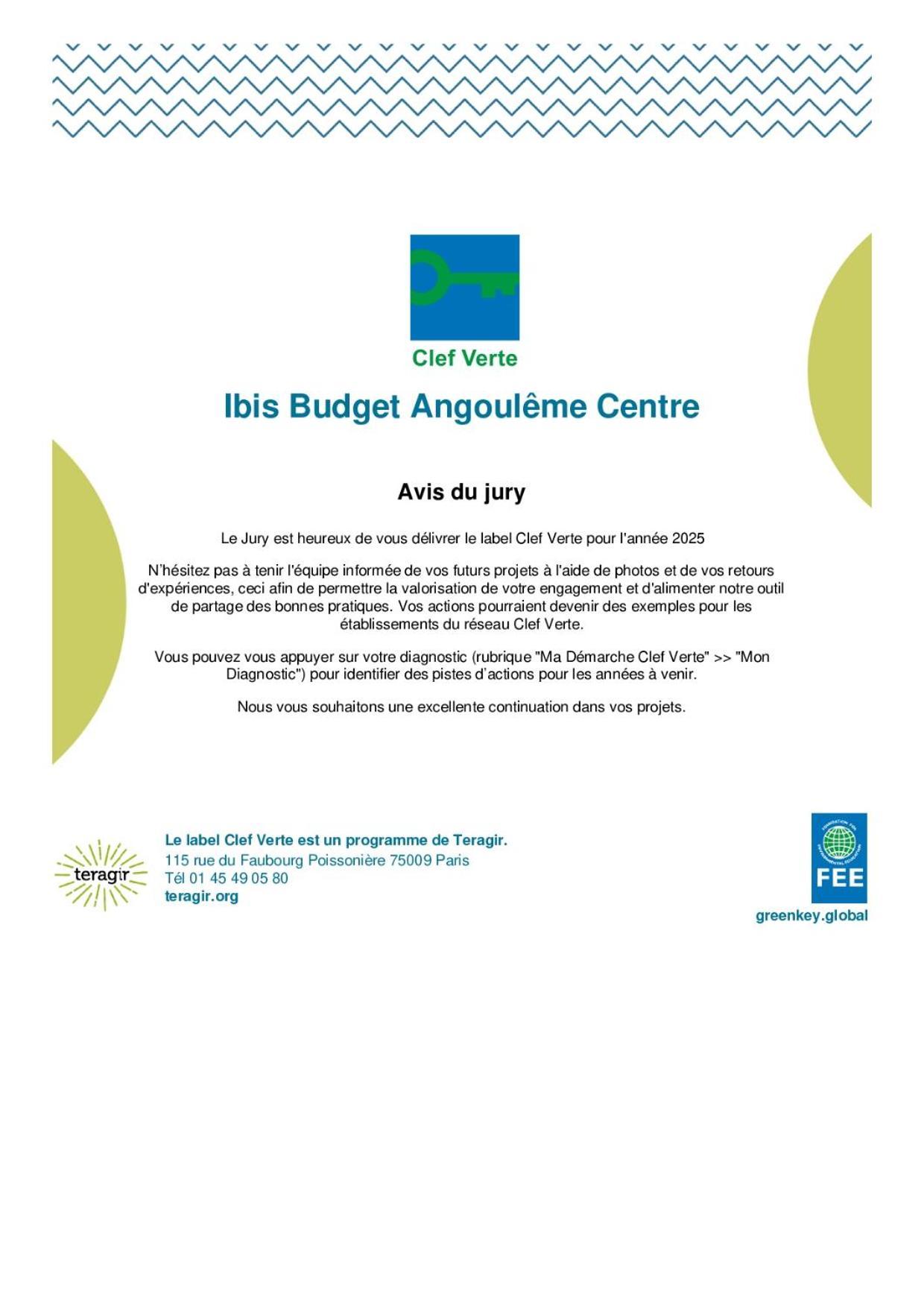 Ibis Budget Angouleme Centre Eksteriør bilde